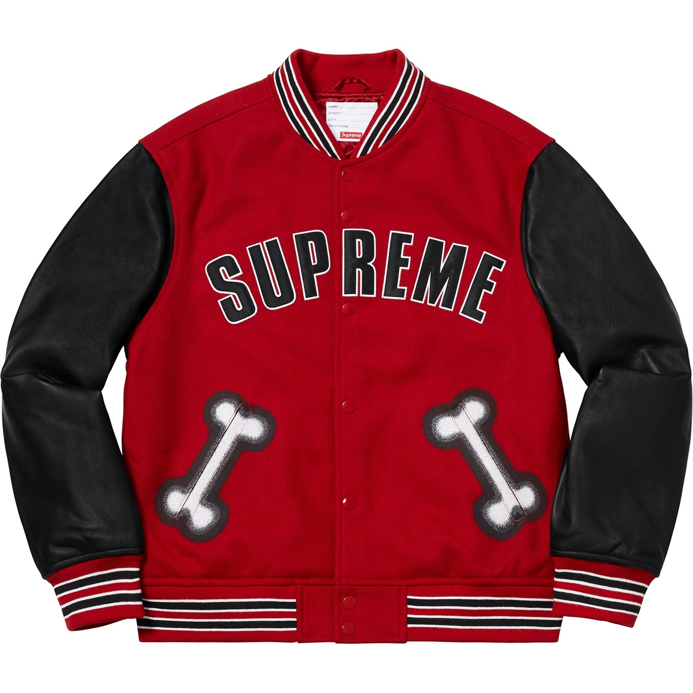 Bone Varsity Jacket view 7